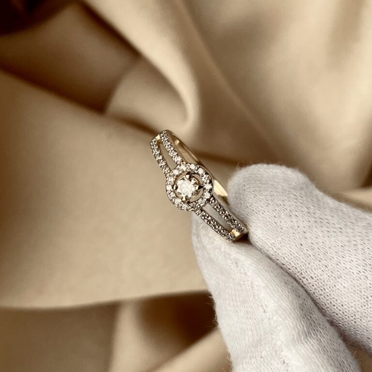 Pierścionek z diamentem Jubiler Kraków BigDIAMOND