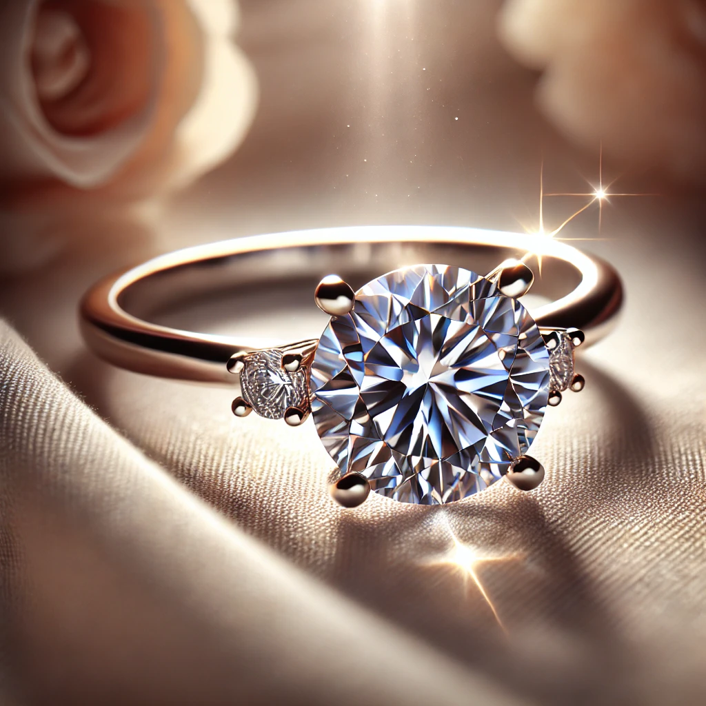 Pierścionek zaręczynowy z diamentem od BigDIAMOND