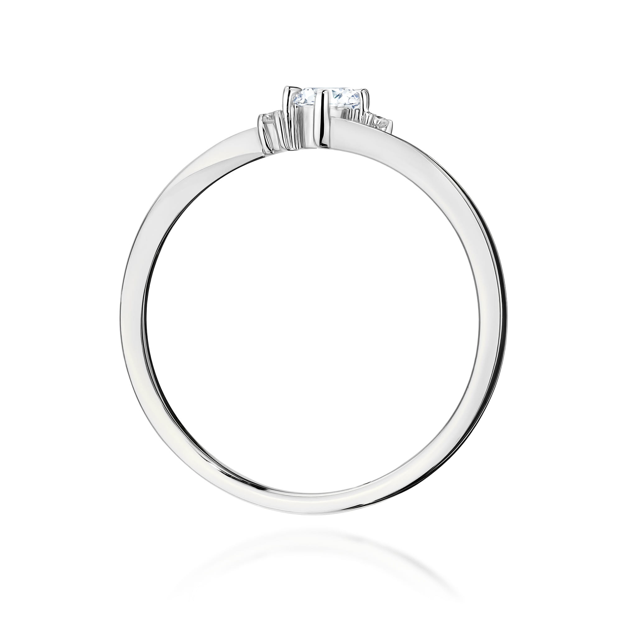 Pierścionek zaręczynowy z diamentami laboratoryjnymi - żółte lub białe złoto 585 - 0,12 ct - BigDIAMOND Jubiler Kraków 8 Pierścionek zaręczynowy białe złoto z diamentem brylantem laboratoryjnym Jubiler Kraków
