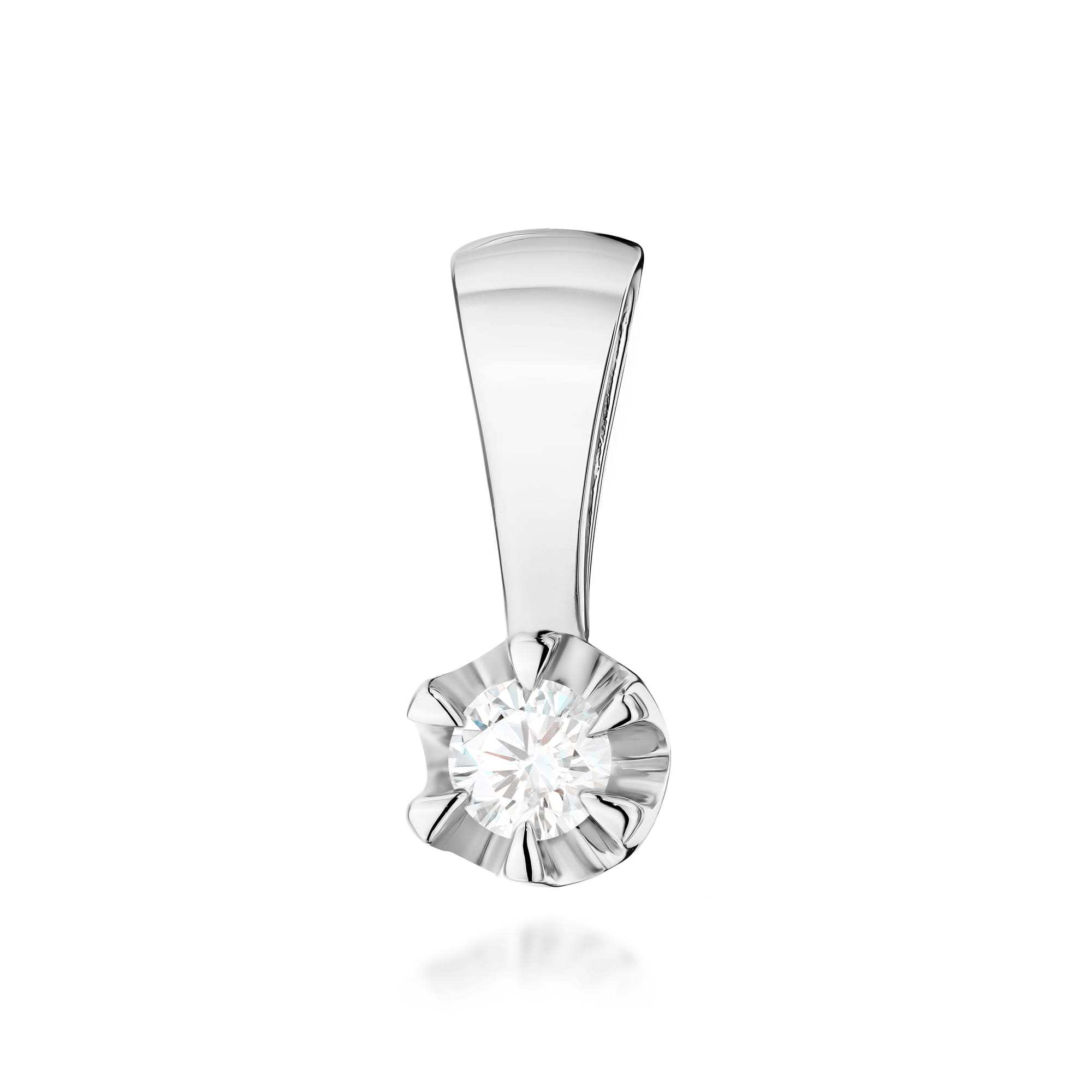 Złota zawieszka z diamentem laboratoryjnym 0.10ct – białe złoto 585 – BigDIAMOND Jubiler Kraków 1 Złota zawieszka z diamentami laboratoryjnymi Jubiler Kraków 3