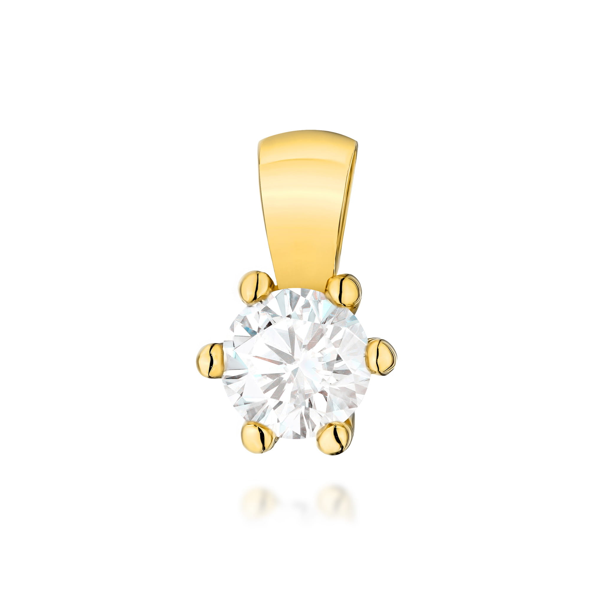 Złota zawieszka z diamentem laboratoryjnym 0.30ct – żółte złoto 585 – BigDIAMOND Jubiler Kraków 1 Złota zawieszka z diamentami laboratoryjnymi Jubiler Kraków 10