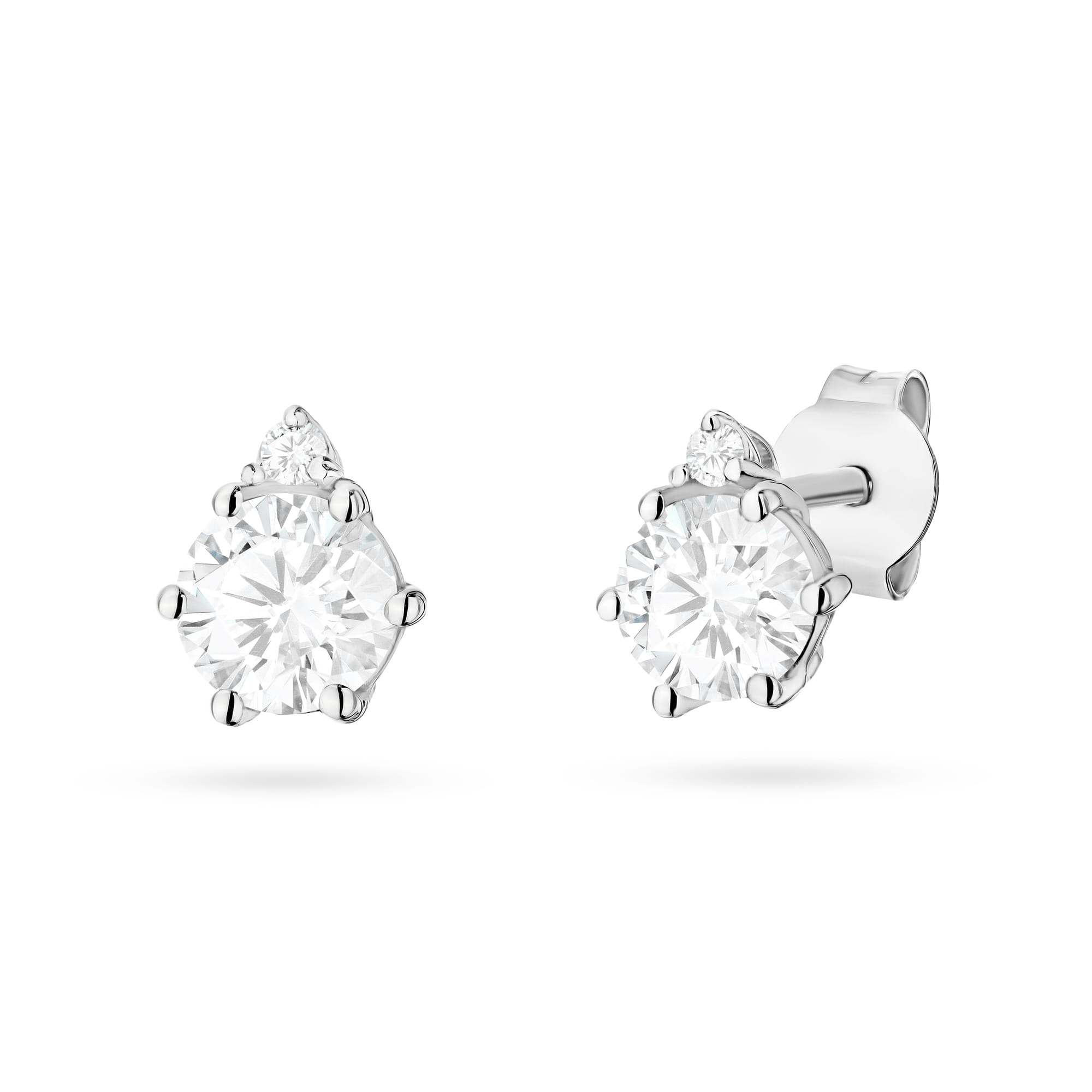 Złote kolczyki z diamentami laboratoryjnymi 2 x 0.50ct – żółte złoto 585 – BigDIAMOND Jubiler Kraków 1 Złote kolczyki z diamentami Jubiler Kraków BigDIAMOND 11