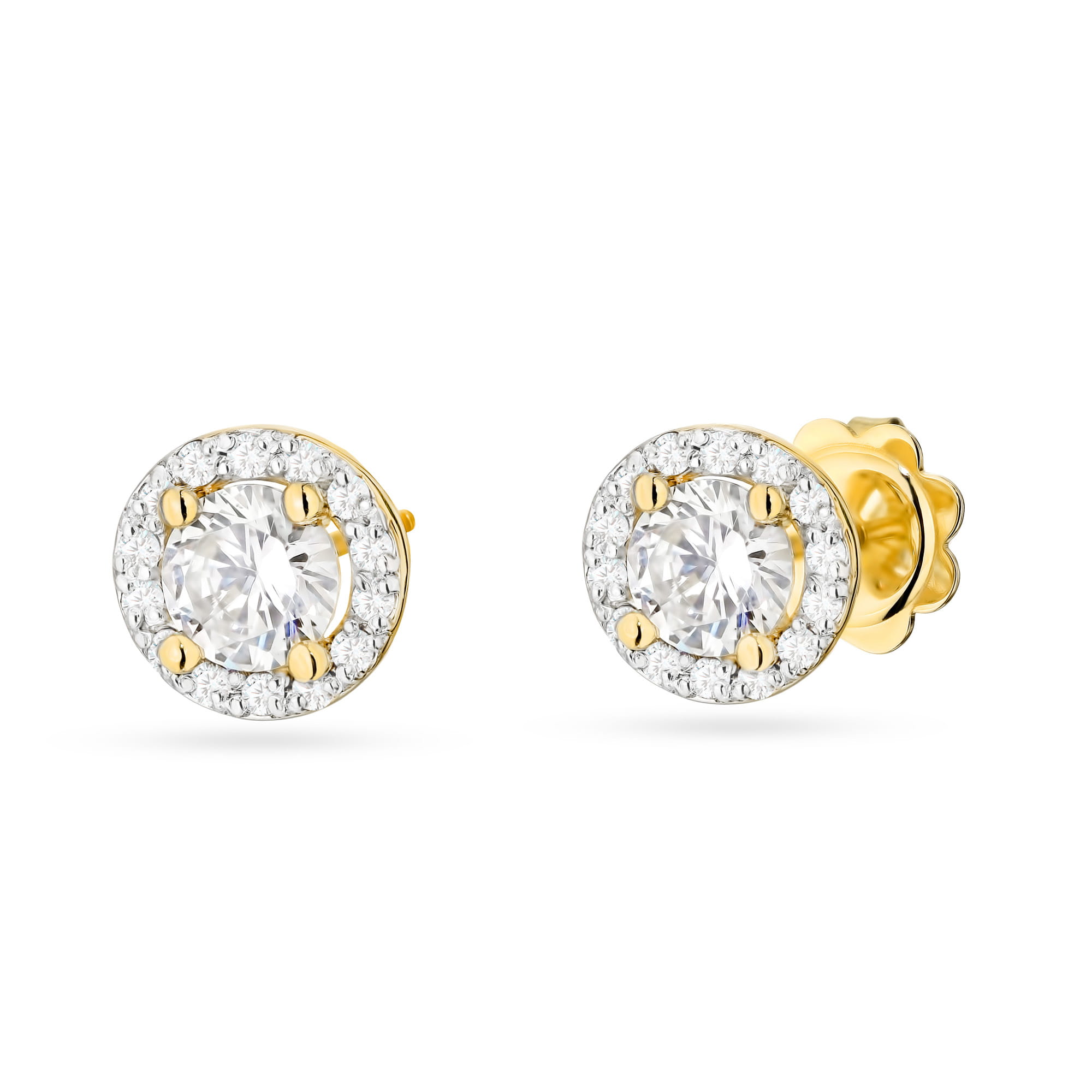 Złote kolczyki z diamentami laboratoryjnymi 2 x 0.50ct – żółte złoto 585 – BigDIAMOND Jubiler Kraków 1 Złote kolczyki z diamentami Jubiler Kraków BigDIAMOND 22