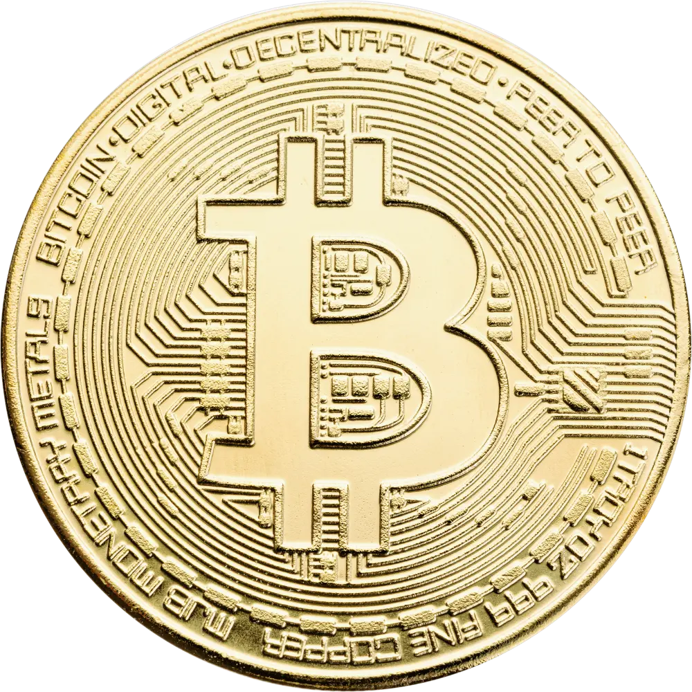 Złoty Bitcoin - BigDIAMOND Jubiler Kraków 2 Złoty Bitcoin wykonany z 585 złota, waga 11,54 g, kolekcjonerski symbol prestiżu, BigDIAMOND Kraków