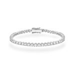Bransoletka B0028 z diamentami laboratoryjnymi białe złoto Jubiler Kraków BigDIAMOND