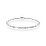 Bransoletka B0031 z diamentami laboratoryjnymi białe złoto Jubiler Kraków BigDIAMOND