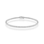 Bransoletka B0031 z diamentami laboratoryjnymi białe złoto Jubiler Kraków BigDIAMOND