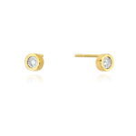 Kolczyki CK016 Diament 2 x 0