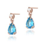 Kolczyki K0006 Topaz 2 x 0