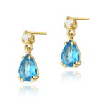 Kolczyki K0006 Topaz 2 x 0