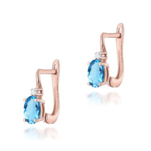 Kolczyki K0011 Topaz 2 x 0