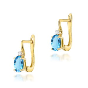 Kolczyki K0011 Topaz 2 x 0