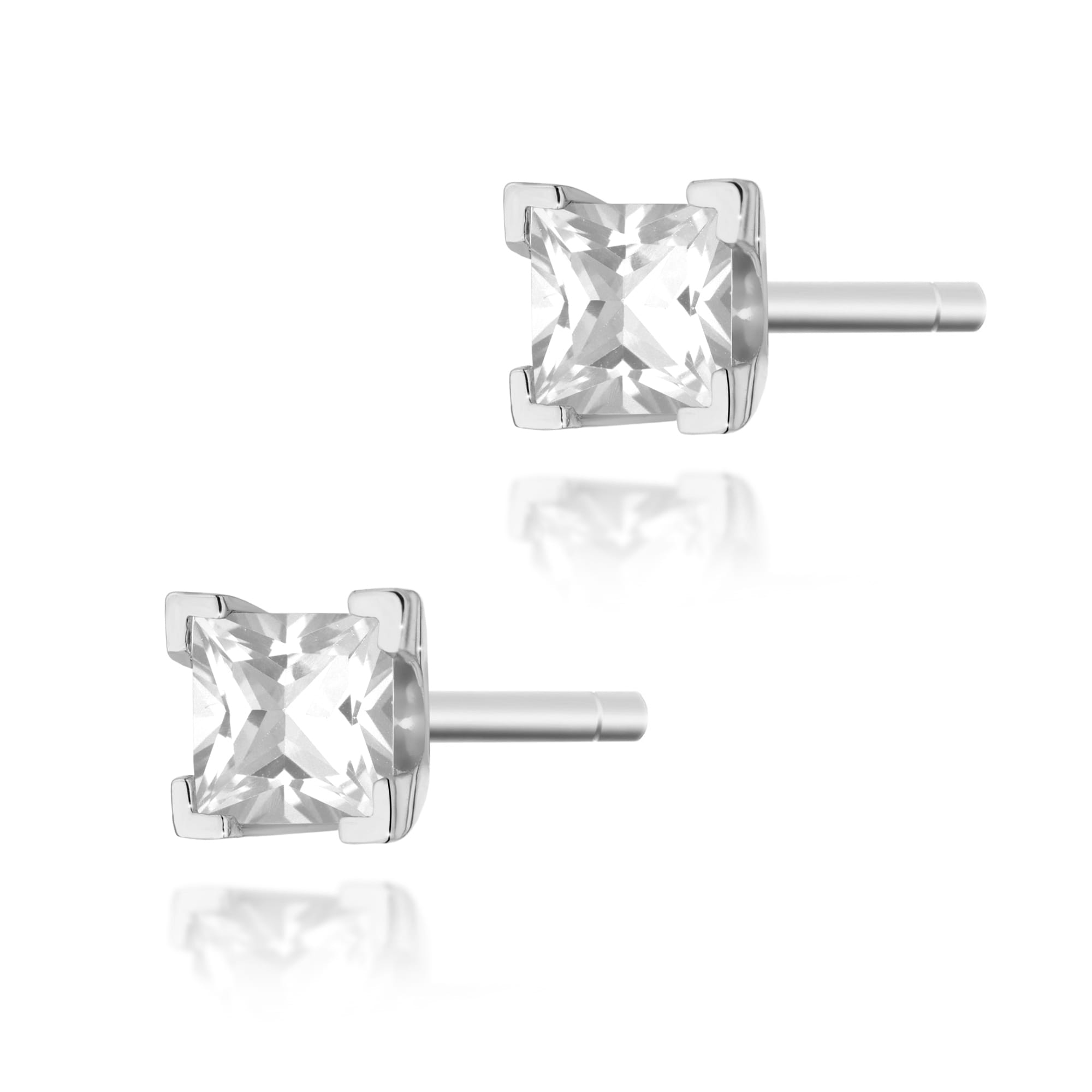 Kolczyki Diament 2 x 0,15ct białe złoto 1 Kolczyki K0037 Diament 2 x 0