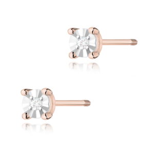 Kolczyki K0058 Diament 2 x 0
