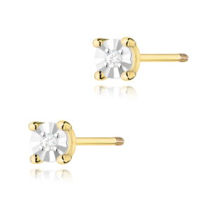 Kolczyki K0058 Diament 2 x 0