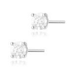 Kolczyki K0058 Diament 2 x 0