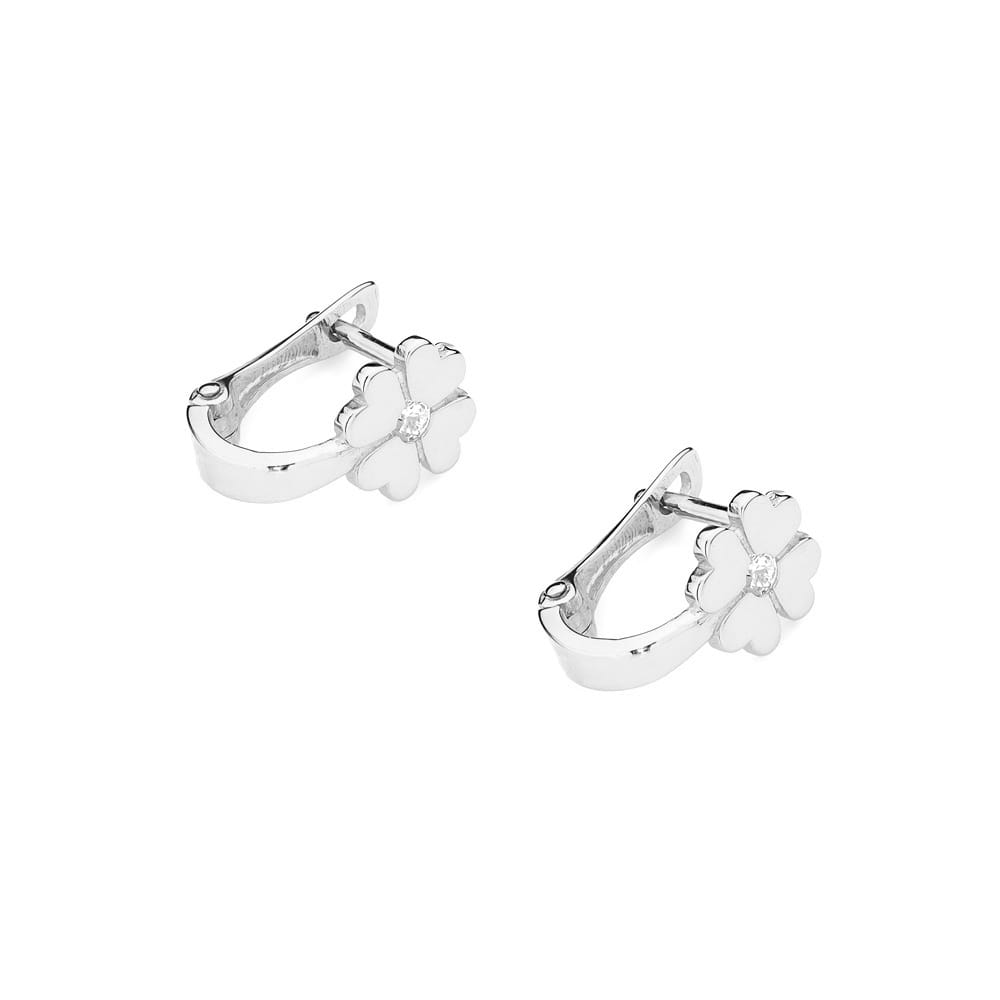 Kolczyki Diament 2 x 0,03ct białe złoto 2 03ct białe złoto Jubiler Kraków BigDIAMOND