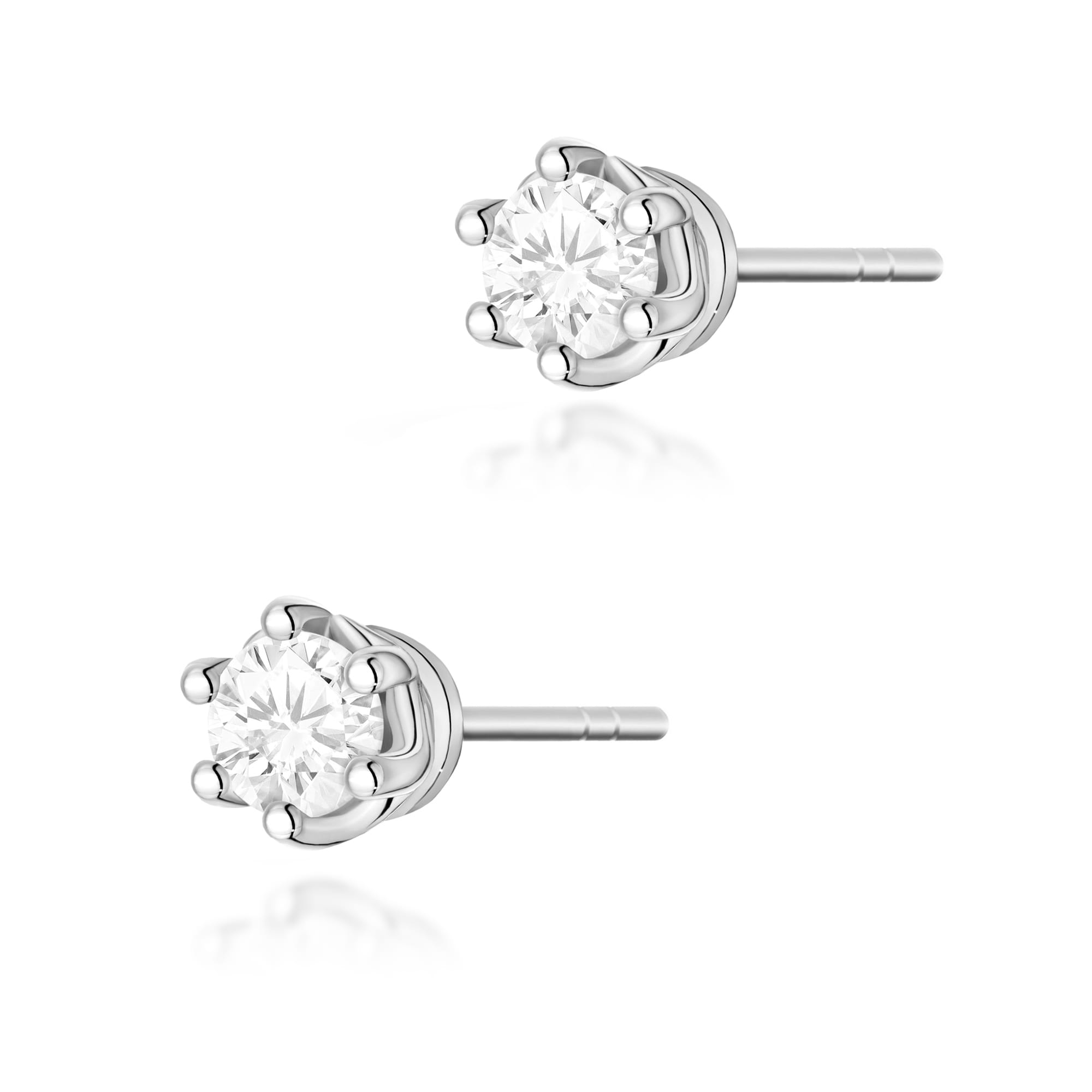 Kolczyki Diament 2 x 0,40ct białe złoto 1 Kolczyki K0069 Diament 2 x 0