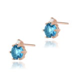 Kolczyki K0076 Topaz 2 x 0