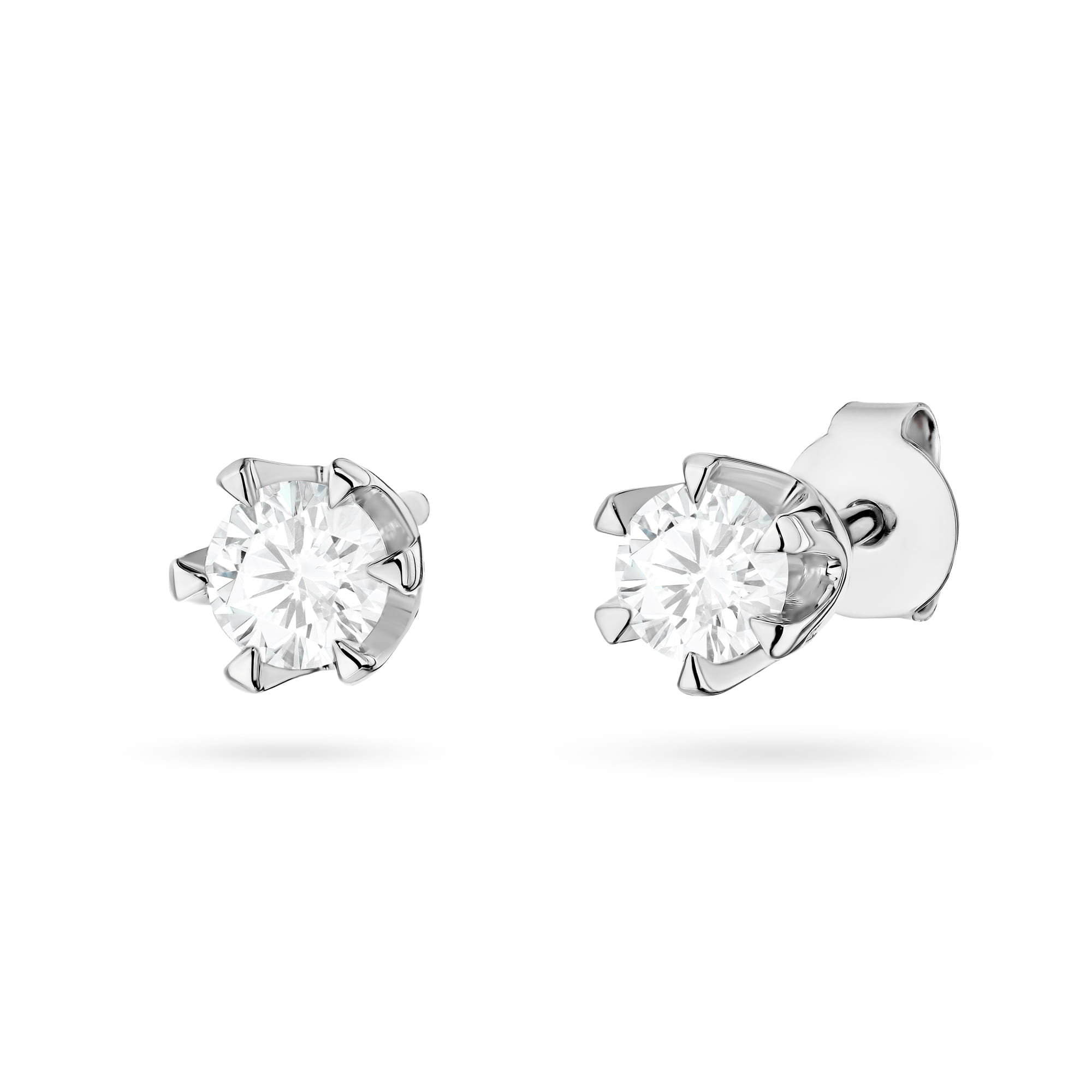 Kolczyki Diament Laboratoryjny 2 x 0,30ct białe złoto 1 Kolczyki K0220 Diament Laboratoryjny 2 x 0