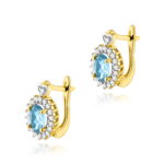 Kolczyki K0312 Topaz 2 x 0
