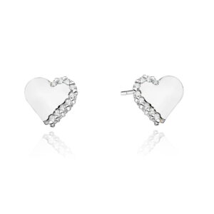 Kolczyki K0505 z diamentami białe złoto Jubiler Kraków BigDIAMOND