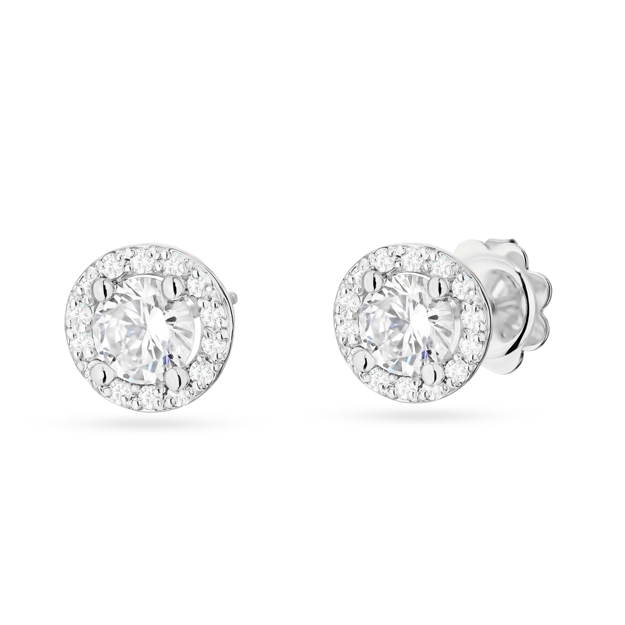 Kolczyki Diament Laboratoryjny 2 x 0,50ct białe złoto 1 Kolczyki K0509 Diament Laboratoryjny 2 x 0