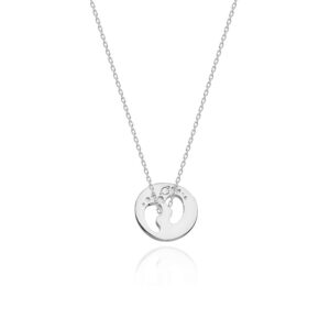 Naszyjnik C005 z diamentami białe złoto Jubiler Kraków BigDIAMOND