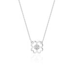 Naszyjnik C008 z diamentami białe złoto Jubiler Kraków BigDIAMOND