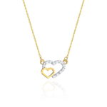 Naszyjnik C023 z diamentami żółte złoto Jubiler Kraków BigDIAMOND