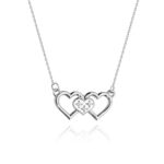 Naszyjnik C024 z diamentami białe złoto Jubiler Kraków BigDIAMOND
