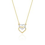 Naszyjnik C025 z diamentami żółte złoto Jubiler Kraków BigDIAMOND