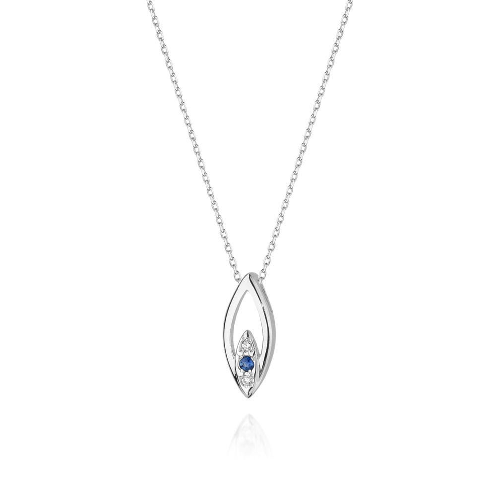 Naszyjnik z diamentami białe złoto 1 Naszyjnik C031 z diamentami białe złoto Jubiler Kraków BigDIAMOND
