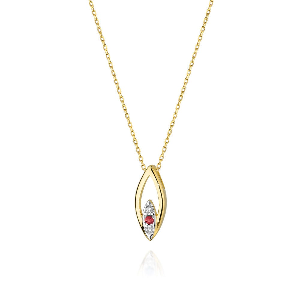 Naszyjnik z diamentami żółte złoto 1 Naszyjnik C031 z diamentami żółte złoto Jubiler Kraków BigDIAMOND