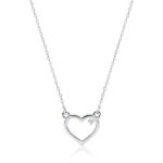 Naszyjnik C034 z diamentami białe złoto Jubiler Kraków BigDIAMOND