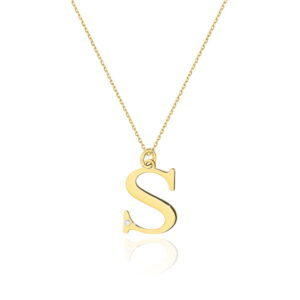 Naszyjnik C069 z diamentami żółte złoto Jubiler Kraków BigDIAMOND