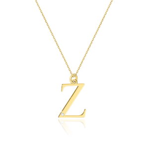 Naszyjnik C069 z diamentami żółte złoto Jubiler Kraków BigDIAMOND