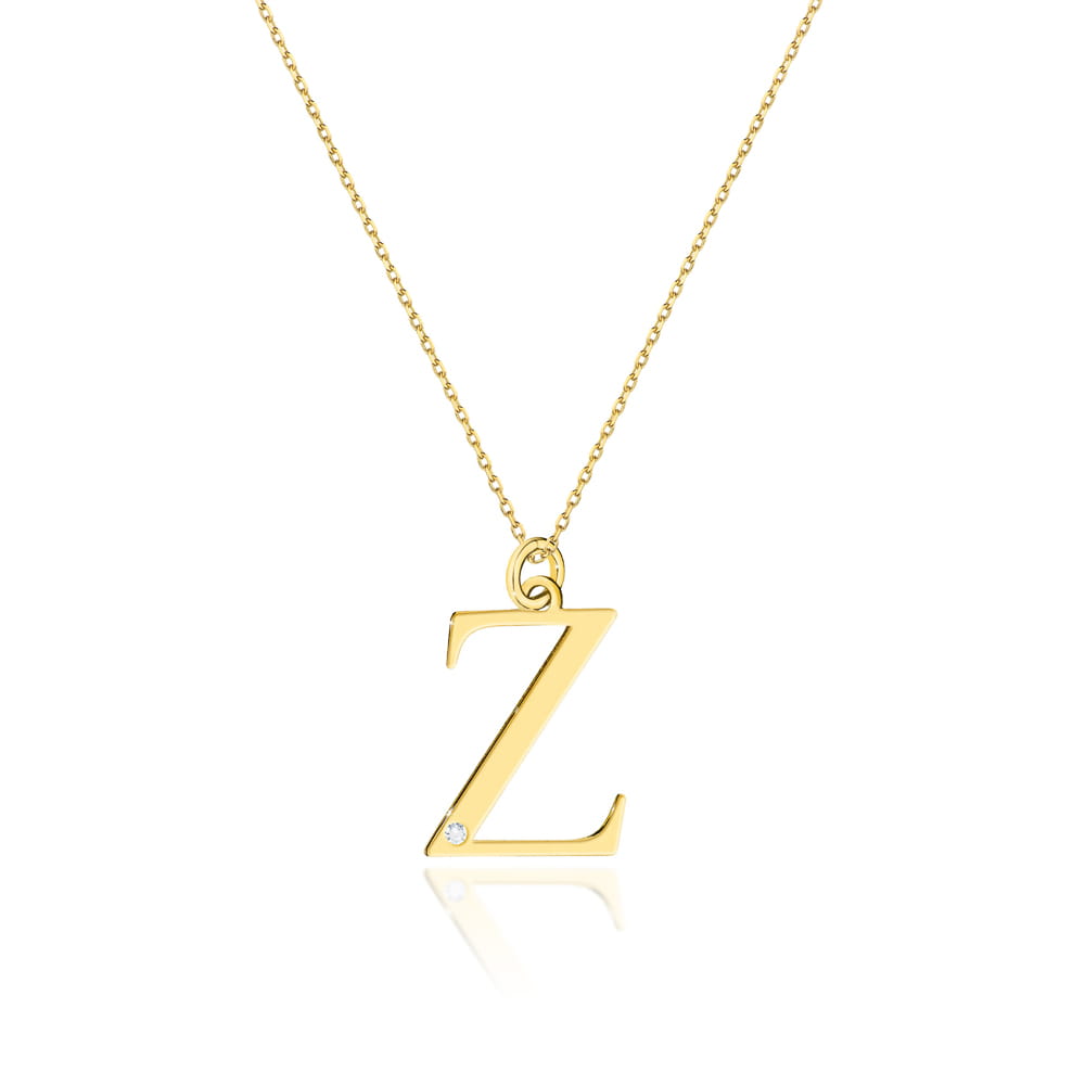 Naszyjnik z diamentami żółte złoto 1 Naszyjnik C069 z diamentami żółte złoto Jubiler Kraków BigDIAMOND