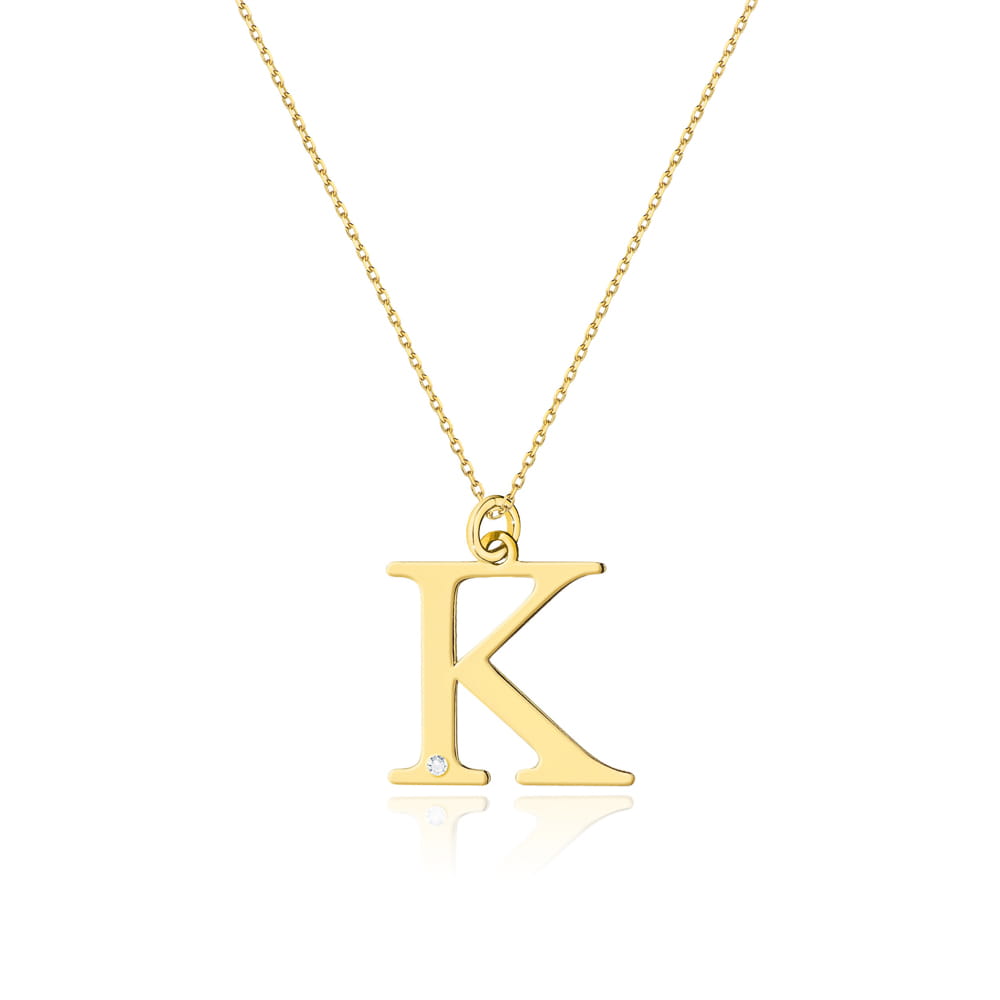 Naszyjnik z diamentami żółte złoto 1 Naszyjnik C070 z diamentami żółte złoto Jubiler Kraków BigDIAMOND