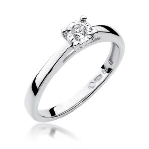 Pierścionek W007 Diament 0