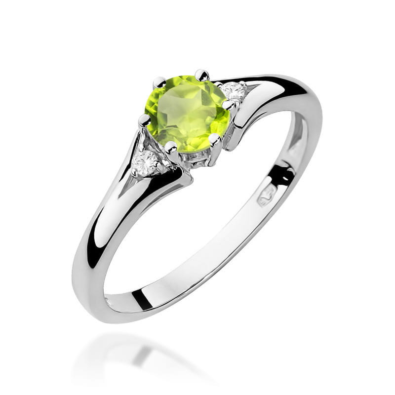 Pierścionek Oliwin 0,60ct białe złoto 1 Pierścionek W0076 Oliwin 0