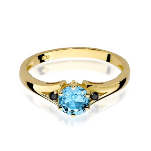 50ct żółte złoto z czarnymi diamentami Jubiler Kraków BigDIAMOND