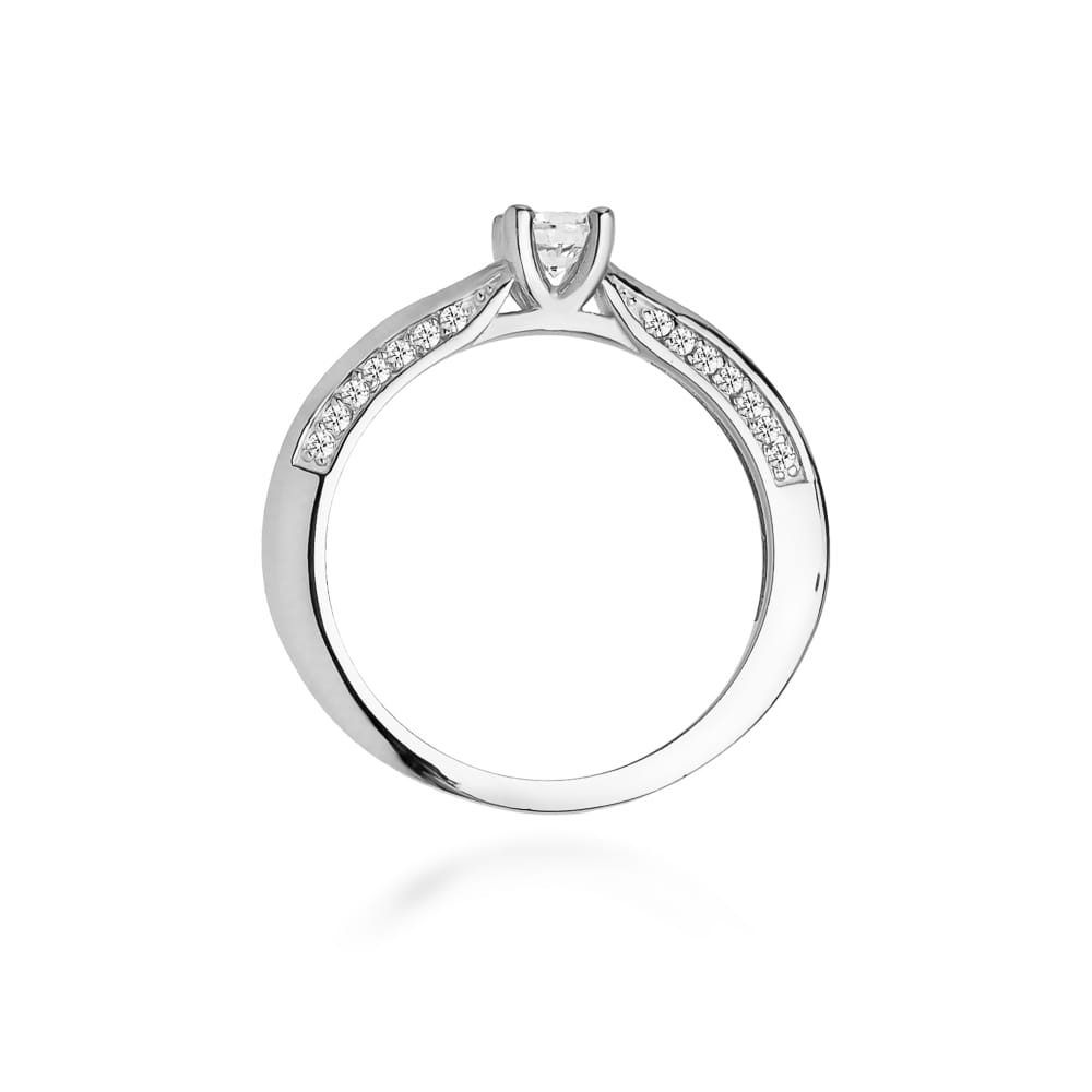 Pierścionek Diament 0,30ct białe złoto 3 Pierścionek Diament 0,30ct białe złoto - obrazek 3