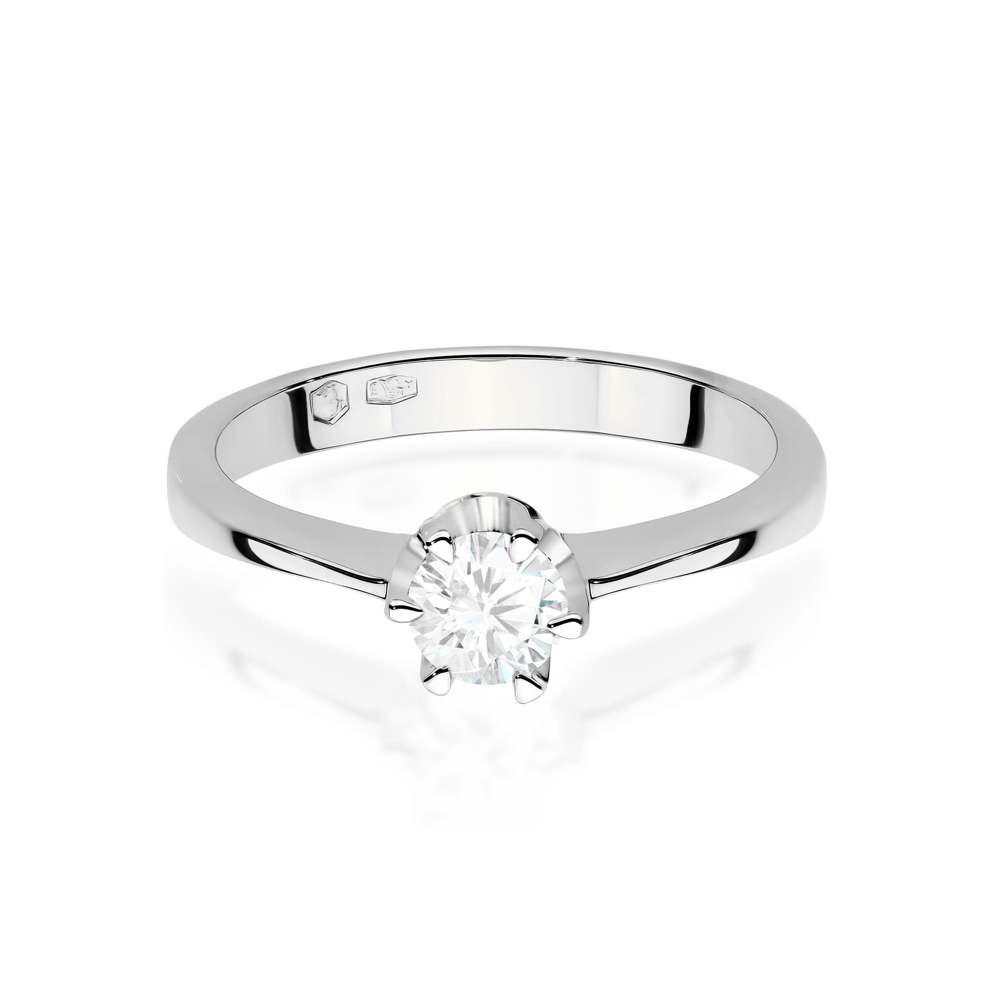 Pierścionek Diament Laboratoryjny 0,30ct białe złoto 2 30ct białe złoto Jubiler Kraków BigDIAMOND