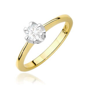 Pierścionek W0220 Diament Laboratoryjny 0