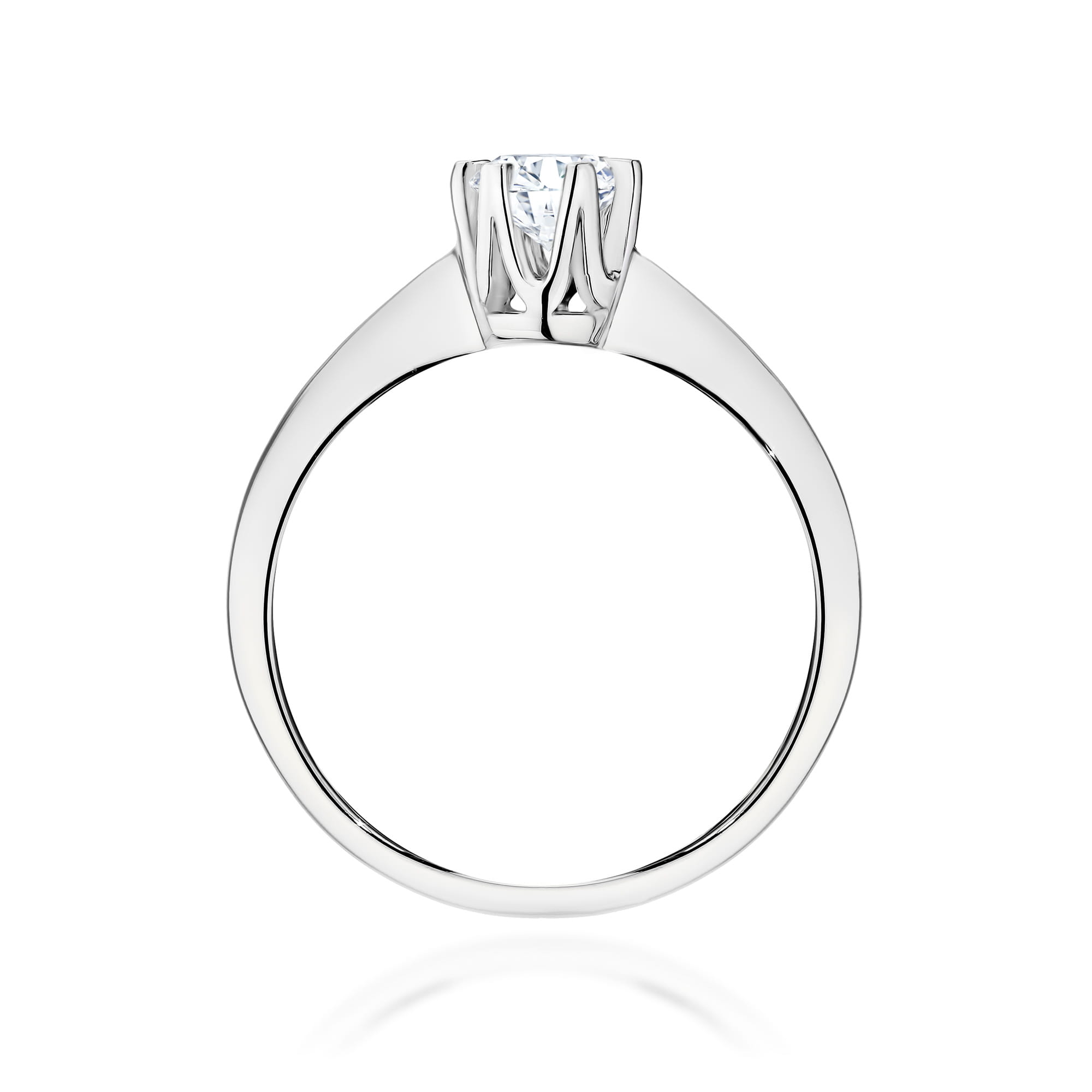 Pierścionek Diament Laboratoryjny 0,50ct białe złoto 3 Pierścionek Diament Laboratoryjny 0,50ct białe złoto - obrazek 3