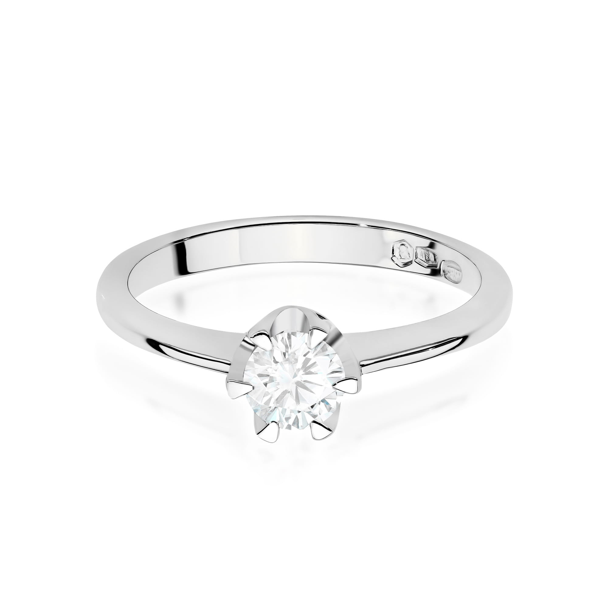 Pierścionek Diament Laboratoryjny 0,70ct białe złoto 2 70ct białe złoto Jubiler Kraków BigDIAMOND