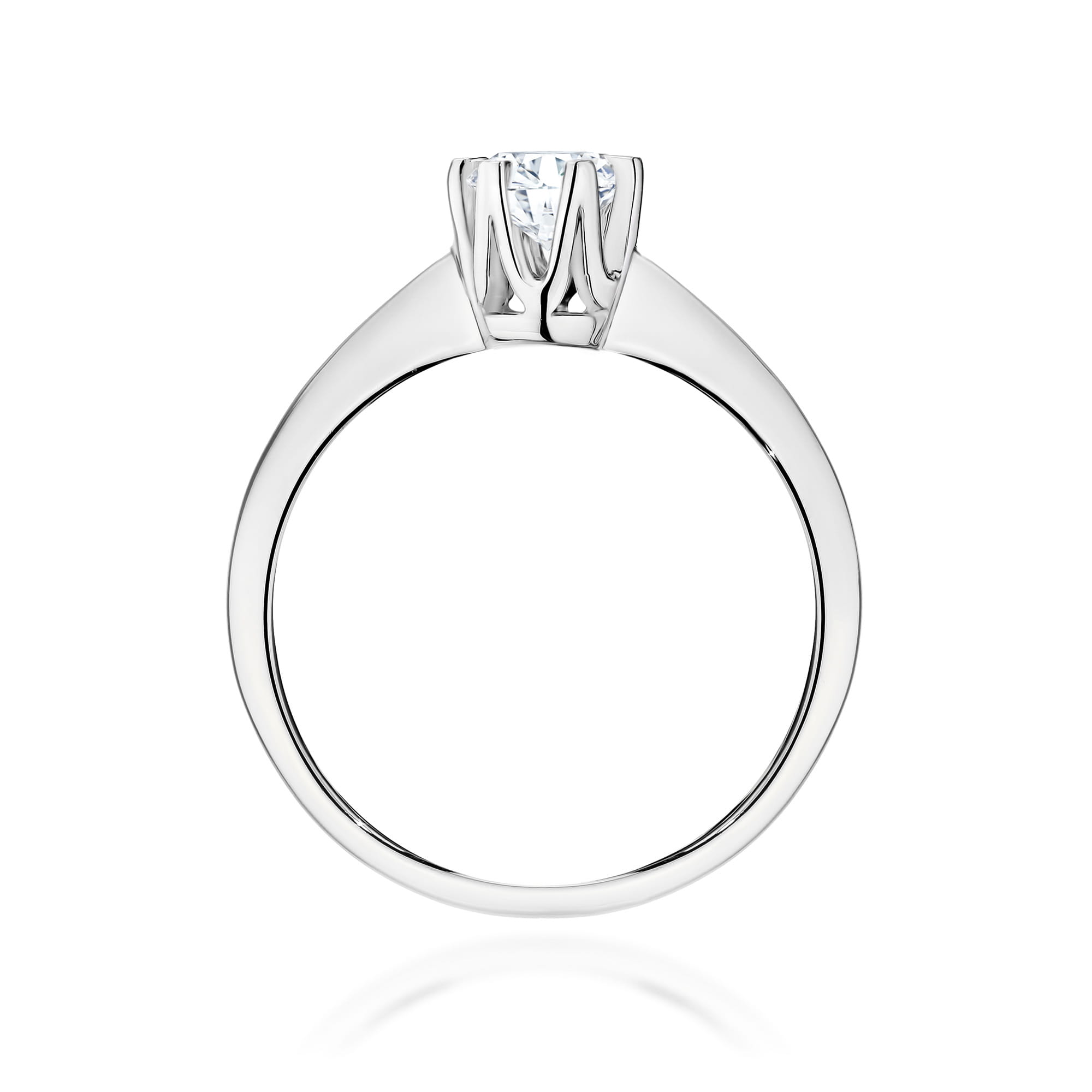 Pierścionek Diament Laboratoryjny 0,70ct białe złoto 3 Pierścionek Diament Laboratoryjny 0,70ct białe złoto - obrazek 3