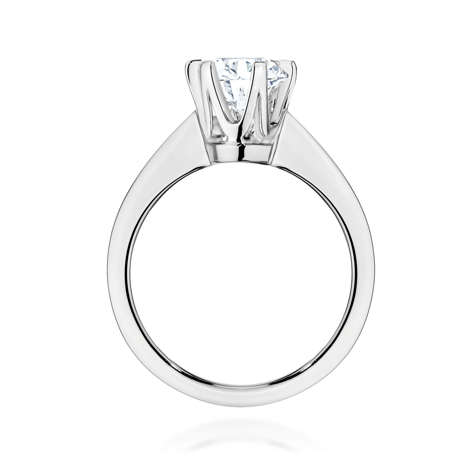 Pierścionek W0220 Diament Laboratoryjny 1,00ct białe złoto 3 Pierścionek W0220 Diament Laboratoryjny 1,00ct białe złoto - obrazek 3