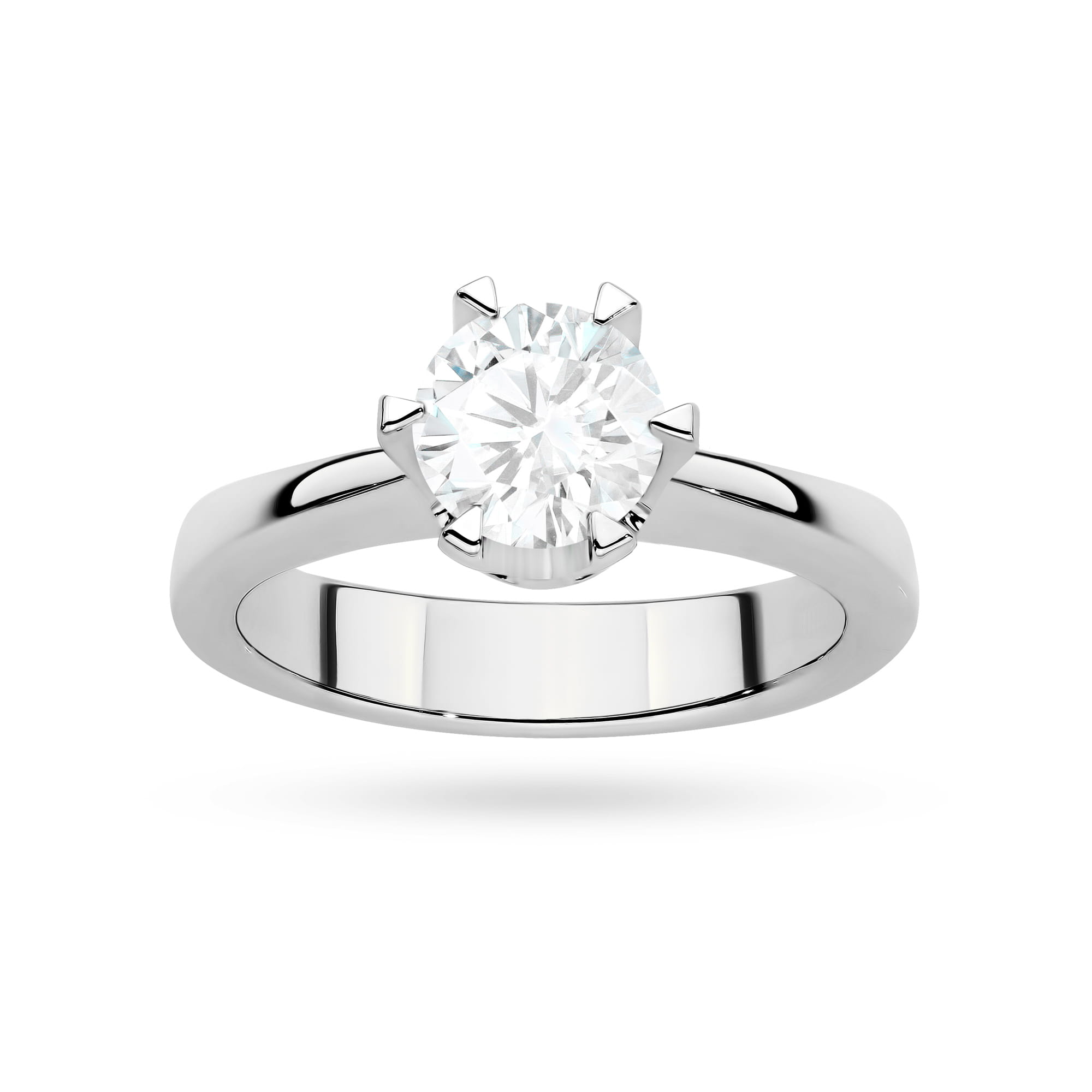 Pierścionek W0220 Diament Laboratoryjny 1,00ct białe złoto 4 Pierścionek W0220 Diament Laboratoryjny 1,00ct białe złoto - obrazek 4